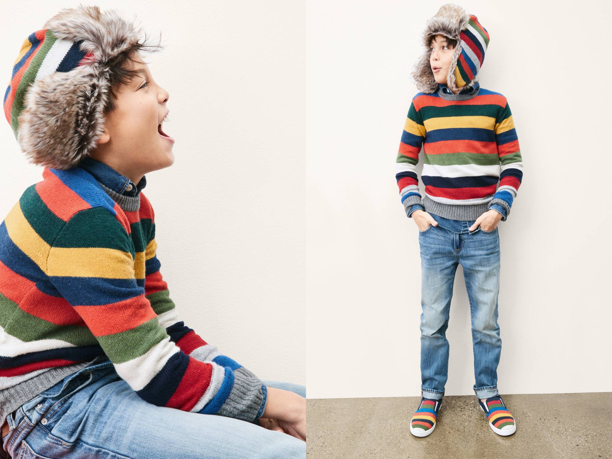 GAP Kids Holiday 2017 Studio Editorial