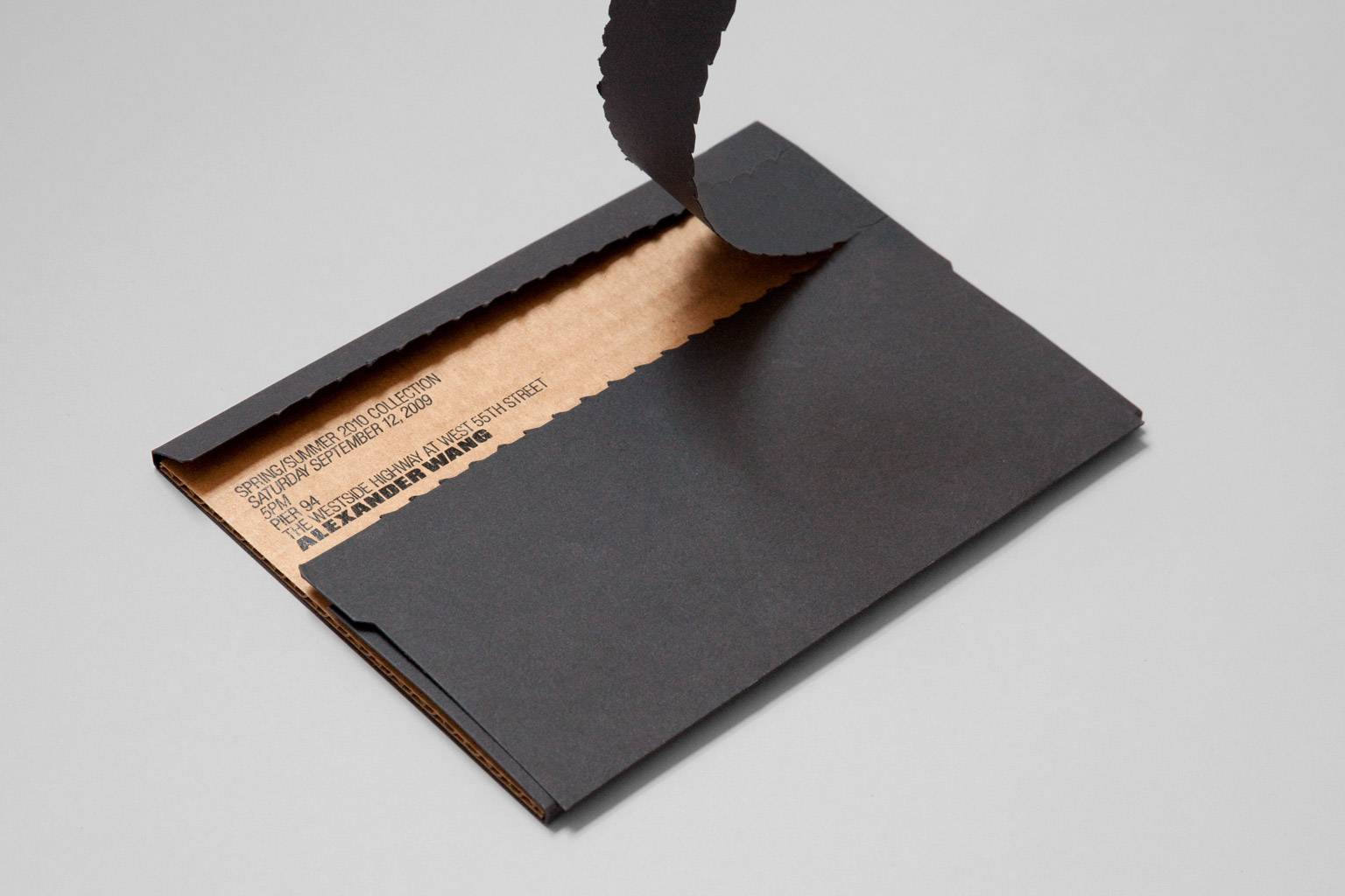Alexander Wang Invitation Design &ndash; Fashion Week 2009